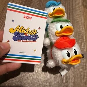Mickey and Friends Pop Mart opened keychain Huey, Dewey, and Louie(Secret)